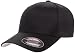 The Hat Pros Original Flexfit Wooly Cotton Twill Cap - Large-X-Large - Black