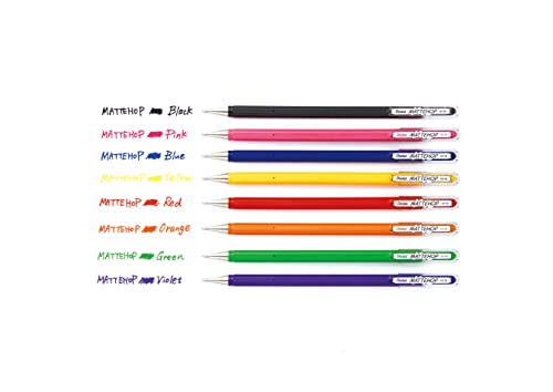 Bolígrafo Pentel Hybrid Mattehop Verde 1.0mm Pack 12 miniatura 6