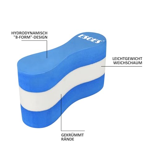 Foto von Esoes Pull Buoy Schwimmen Poolboy Trainings Ausrüstung Unisex Pullboy Schwimmhilfe für Erwachsene & Kinder