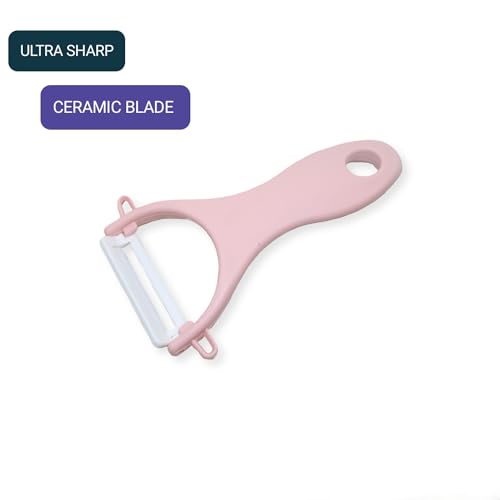 Image of Ceramic Multipupose Peeler for Vegetable & Fruit Professional and Household Kitchen (Multi-Colour)
