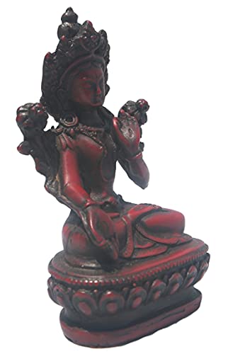 Estatua de Tara pequeña para compasión y éxito miniatura 4