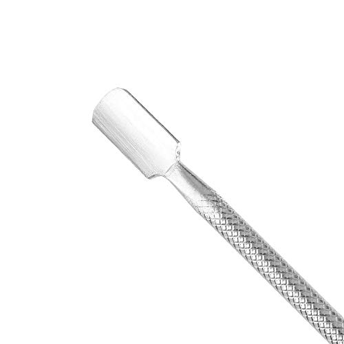 Nagelhautschieber, Edelstahl, Maniküre, Pediküre, tragbar, Metall, silberfarben, 1 Stück – Bild 3