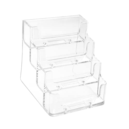 NAMOARLY Titular Do Negócio De Escritório Suporte De Placa Acrílica Caixa De Armazenamento De Mesa T