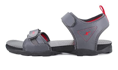 Image of Sparx Men's Sandal, Cool Grey Red, 6 UK