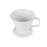 Hinomaru Collection Porcelain Pour Over Coffee Brewing Coffee Filter Cup Reusable Coffee Dripper...