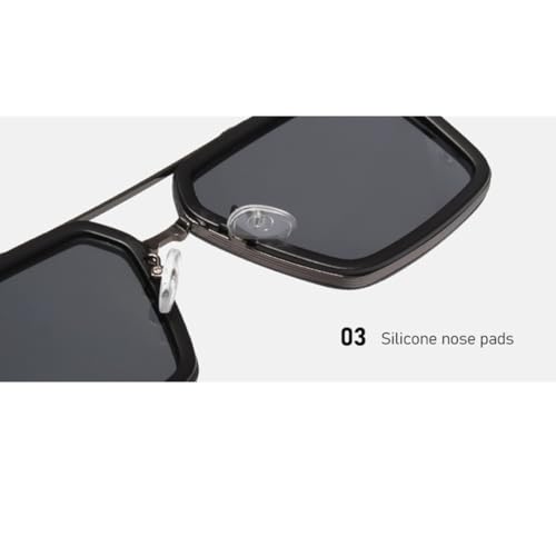 Lunettes de soleil Steampunk aux finitions métalliques soignées et verres ronds