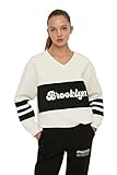 Stofftyp: Strick Trendyol Ecury SHARDONS Oversize Knittage Sweatshirt, Ecru,