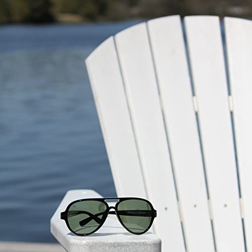 KZ Gear - Gibbs FLOATING SUNGLASSES - Aviator Frame - Polarized 100% UV Protection3