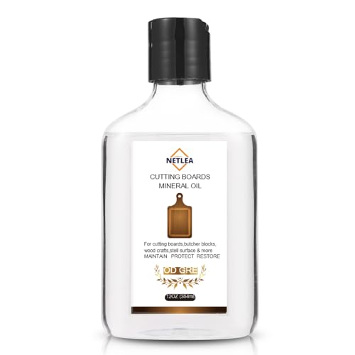 NetLea Food Grade Mineral Oil 12oz – Conditioner for Cutting Boards