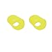 Xiaoyztan Guitar Fingertip Protectors,Medium Size Rubber Silicone Finger Tips Protector Guard,Finger Pads Grips Anti-slip Finger Protection Covers Caps for Guitar Bass Sewing,Yellow,Pack of 30