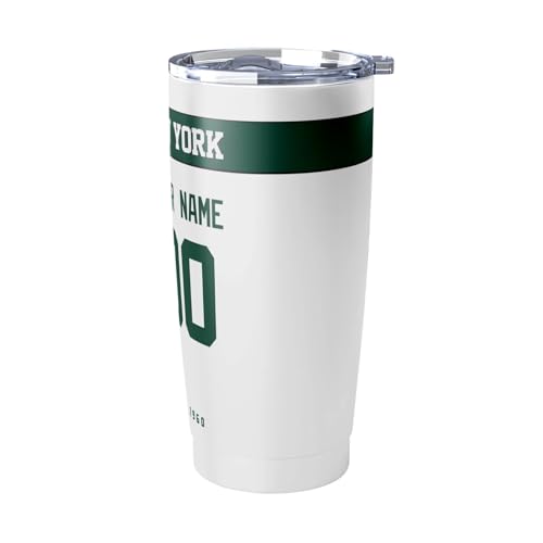 Image of ANTKING New York J Tumbler 20 oz Travel Coffee Cup Custom Name Number for Men Women Boy Gifts