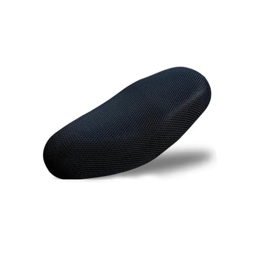 Housse de siège en maille de moto amovible avec coussin antidérapant respirant