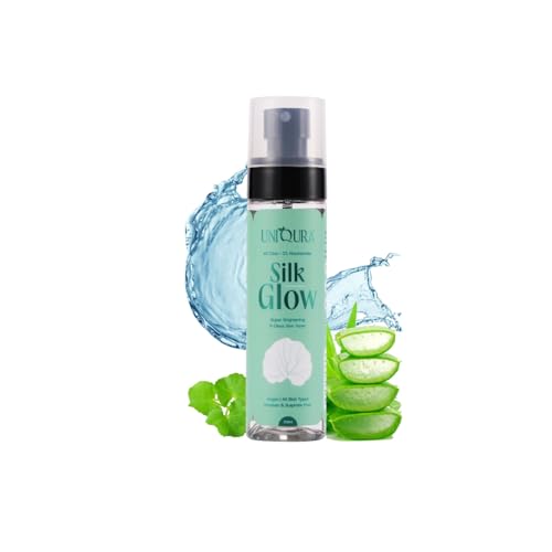 Korean Rice Water Glass Skin Toner with 2% Niacinamide, Ceramides & Hyaluronic Acid | Brightening, Pore Tightening & Oil Control | Soothes with Aloe, Centella & Cucumber | Alcohol-Free, Vegan | For Men & Women, Suitable for Oily, Dry, Acne-Prone & Sensitive Skin | 100 ml