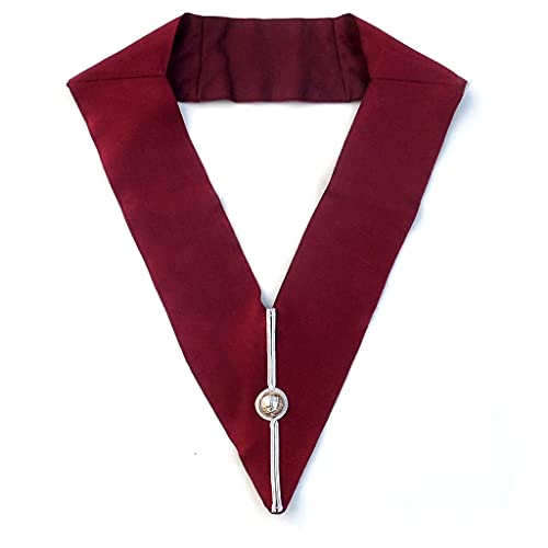 Bricks Maons Steward Craft English Regulation Collar - Maroon