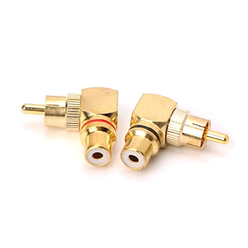 Adaptateur RCA angle droit pour optimiser l'espace derrière l'écran plat du salon - 6
