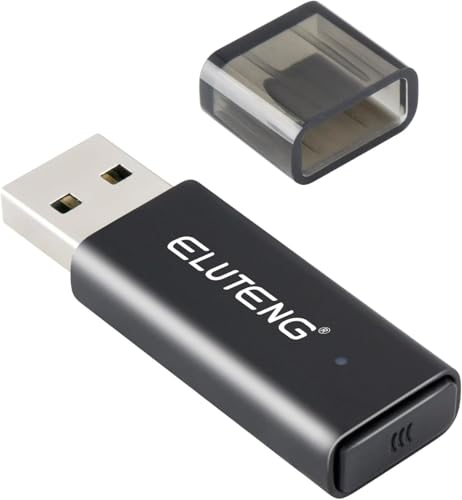 ELUTENG Wireless Adapter für Xbox One/One S/One X/Elite 1/Elite 2 Controller, USB Kabelloser Gaming Receiver Kompatibel mit PC Windows 11/10/8/7