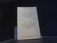 Space and Time: Their Equal Representation As an Essential Basis Fro a Scientific View of the World/Raum Und Zeit : Ihre Paritatische Darstellung Al 037700149X Book Cover