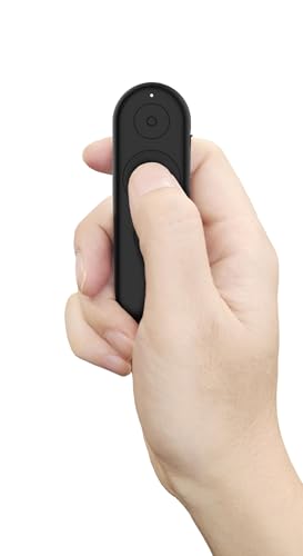 Image of Lenovo Portable Rechargeable Presentation Remote - Bluetooth 5.3 Wireless Clicker with Digital Pointer, USB‑C Charging, Ultra‑Lightweight, for Windows 10 or Later & macOS 12 or Later, Black