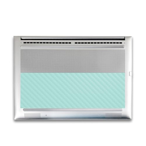 Image of Carbon Fiber Gaming Skin Compatible with HP Envy x360 16 inch (2023) - Solid Seafoam - Premium 3M Vinyl Protective Wrap Decal Cover - Easy to Apply | Crafted in The USA by MightySkins