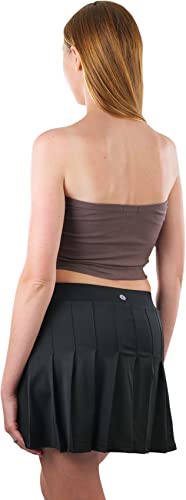 Image of ToBeInStyle Women's Cotton-Spandex Blend Stretchy Tube Top