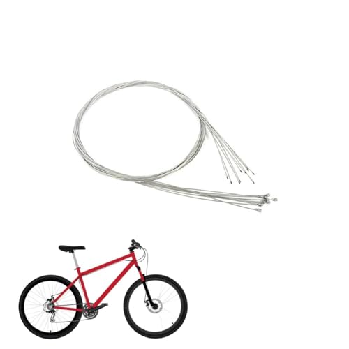 Schaltzug, 10Pcs 2M Edelstahl Bowdenzug Umwerfer Schaltwerk Schaltkabel Fahrrad Austauschbarer Innerer Schaltwerkdraht Schaltzug, 10Pcs 2M Edelstahl Bowdenzug Umwerfer Schaltwerk Schaltkabel Fahrrad Austauschbarer Innerer Schaltwerkdraht