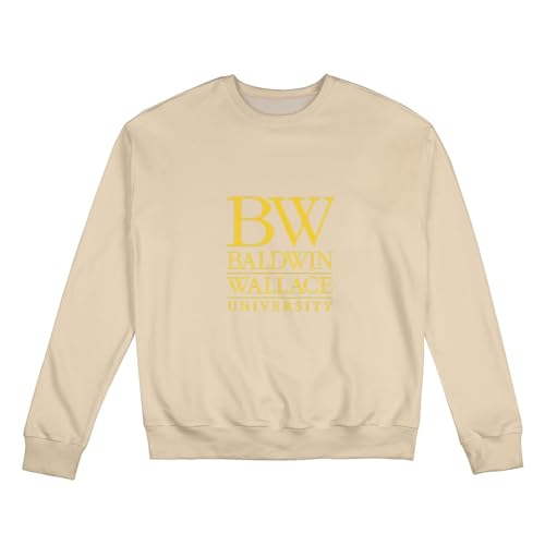 Baldwin Wallace University Logo Men'S Fleece Crew-Neck Hoodie Long Sleeve Fleece Sweatshirt-3