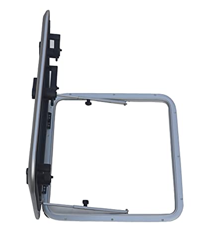 Galamarine Deck Hatch/Marine Hatch Porthole - Anodized Aluminum Square Hatch With Tempered Glass For Boat/Yacht/Nautical/Rv (22.6"X22.6") #TOP3
