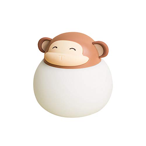 Blingbin Lámparas de noche en forma linda, luz de noche de carga USB Timing Night Light Cuidado brillo ajustable Cover