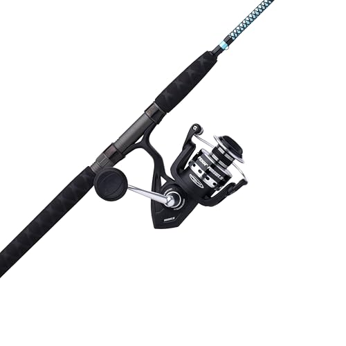 Ugly Stik 7 Carbon Inshore Spinning Rod and Penn Pursuit IV Reel Combo 50 Size Reel 1 Piece Fishing Rod Medium Heavy Rod Power 12-20 lb Line Rating