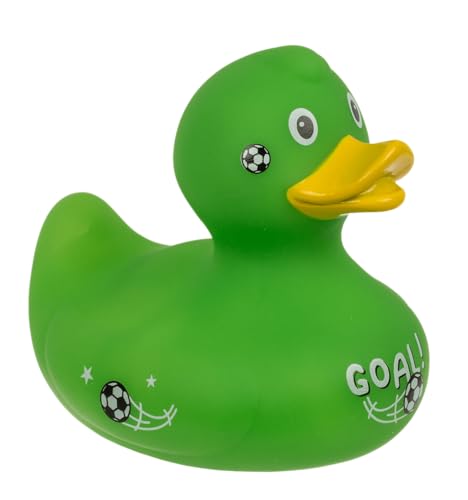 Quietscheente 10 cm – Witzige Badeente in verschiedenen Motiven (Happy Birthday, Fußball, Cowboy,...