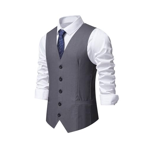 Gilet de costume hommes gilet de smoking formel entreprises vêtements habillés ajustés
