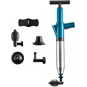 EndyAk Hogedruk Air Drain Blaster Cleaner – Ontstop verstopte leidingen met krachtige handmatige pneumatische baggerapparatuur – Groene kleur