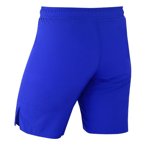 Roar Kids Mixed Martial Arts MMA Shorts BJJ Cross Training Gym Boxing Grappling Kickboxing Muay Thai Workout Shorts (US, Alpha, Large, Regular, Blue)3
