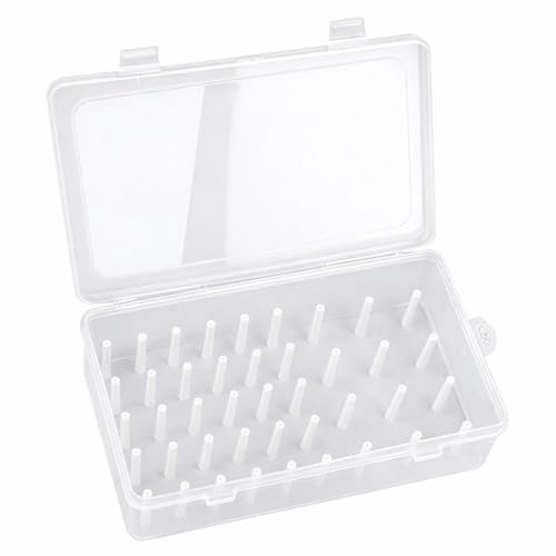 Boîte Machine à Coudre Bobines Rangement Fil Broderie Fil De Canette Boîte De Rangement De Fil à Coudre Avec 42 Emplacements Pour Bobines De Fil Bobine De...