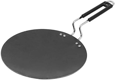 Buy Handle Tawa for Roti Flat Iron Tawa Wider Base Cast (Stainless ...