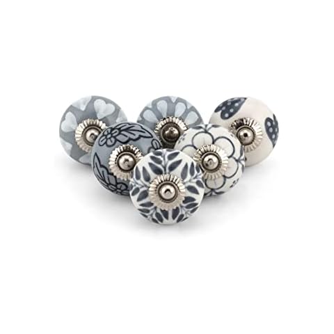 Craft Trade Ceramic Dresser Knobs - Set of 6 Cover