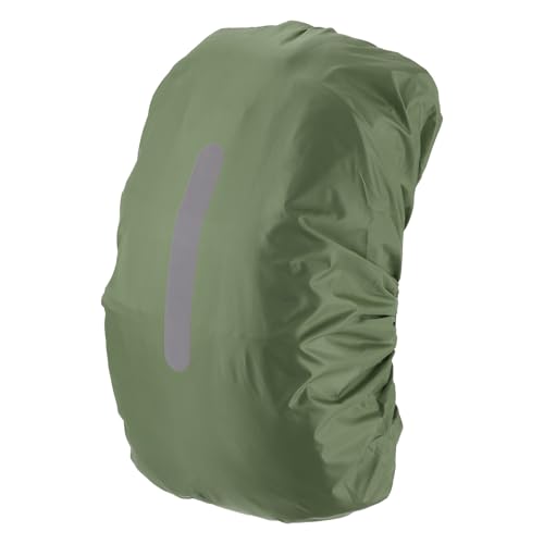 M METERXITY Waterproof Backpack Rain Cover, 30L-40L Waterproof Backpack Cover, Bag Rain Cover with a Vertical Reflective Strap for Hiking/Biking/Camping/Outdoor Traveling [Army Green]