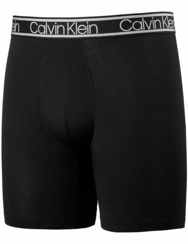 Calvin Klein Mens 3 Pack Lightweight Boxer Brief (US, Alpha, X-Large, Regular, Regular, Black/Wolf Grey/Black)3