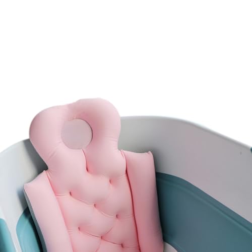 Gadpiparty ピンクの軽量快適なポリエステルフォーム粒子素材の浴槽用スパクッション浴槽用背もたれクッション 旅行やホテル使えるバスタブクッション [4]