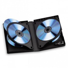 Custodie per DVD da 5 nero 22 mm 3 pezzi