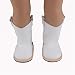 Uteruik Bottes en cuir pour poupée American Girl 46 cm - Bottines décontractées - Accessoire de costume - Jouet (#A)