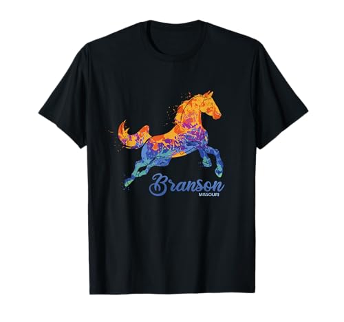 Branson Missouri Horse Vacation Souvenir T-Shirt