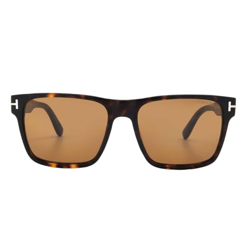 Tom Ford Calder Brown Square Men's Sunglasses FT1205 52E 55