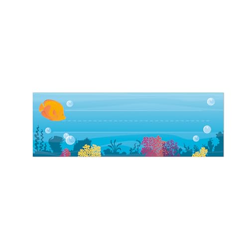 Eureka Seas The Day Tented Nameplates for Student Desks, 9.5' x 6.5', 36 Pieces