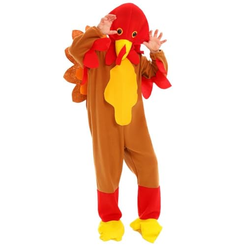 Vobumix Costume De Cosplay De Dinde, Costume d'animal Drôle, Tenue De Thanksgiving pour Les Festivals d'halloween Les Carnavals