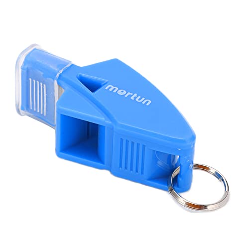 Silbato de plástico con sonido nítido y clip miniatura 7