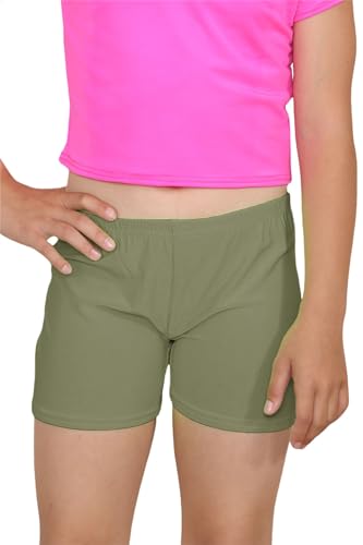 Pantalones cortos de gimnasia niña ropa deportiva transpirable anti transparencias
