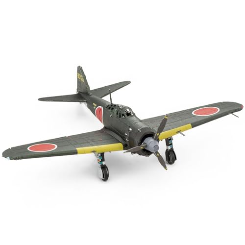 Maquette Métal 3D Zero Fighter Fascinations Metal Earth Assemblage Facile sans Colle