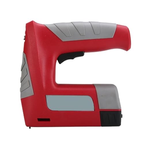Grapadora neumática, Grapadora neumática para tapi Grapadora eléctrica de iones de litio de 4,2 V, pistola de clavos inalámbrica de alta resistencia, herramienta for muebles, grapadora de marco de mad