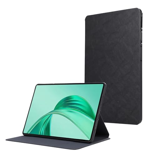 Étui Honor Pad X8A 11 en cuir noir avec support multi-angles réglable pour tablette 2024